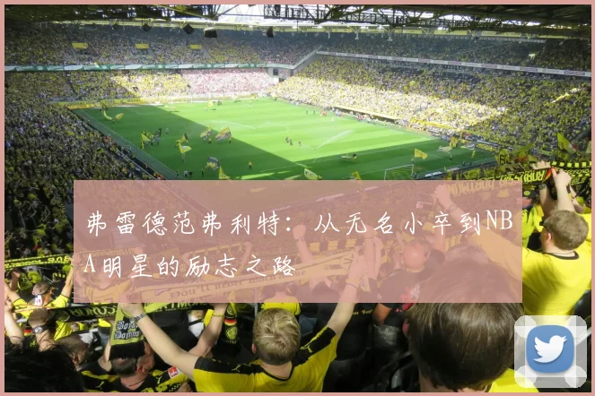 弗雷德范弗利特：从无名小卒到NBA明星的励志之路