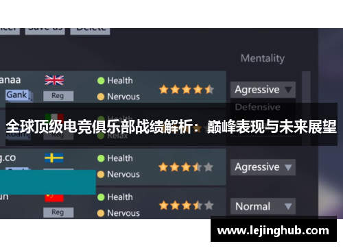全球顶级电竞俱乐部战绩解析：巅峰表现与未来展望